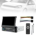 thumbnail image 1 of Reproductor MP5 CUTICAT con pantalla retráctil de 7 pulgadas para coche, receptor de audio y video, 1 of 8