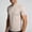 Khaki, variant on WIZUTIZ Moisture Wicking Shirts for Men Short Sleeve Quarter Zip Muscle Shirt Quick Dry T-Shirt Lightweight with Zipper Pocket