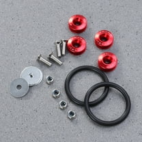 KALLORY 1Set Quick Release Bumper Fasteners for Automobile Accessories Aluminium Alloy for Frequent Removal