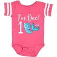 thumbnail image 3 of Inktastic 1st Birthday Mermaid Party Girls Baby Bodysuit, 3 of 5