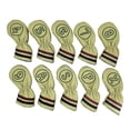 thumbnail image 2 of 10 fundas para cabezas de palos de golf, fundas de cuña, protección decorativa, suministros portátiles, protectores para entusiastas y principiantes. Verde, 2 of 8