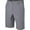 Gray, variant on Men's 21 Inch Outseam Hybrid Stretch Walk Short, Heather Navy, 34