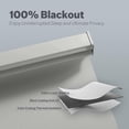 thumbnail image 3 of ColourTree Customized Blackout Blinds Free-Stop Cordless Roller Shades Thermal-Insulated Window Blind, Easy Install Room Darkening Shades for Home, Office, Bedroom (Grey, 60.5'' W x 108'' H), 3 of 6