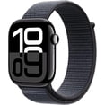 thumbnail image 1 of Apple Watch Series 10 Smartwatch con caja de aluminio negro azabache con Ink Sport Loop., 1 of 4