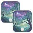 thumbnail image 7 of Yayeee 2-Pack Plug in LED Night Lights with Light Sensors Motion Detectors, Moonlight Forest, 7 of 7