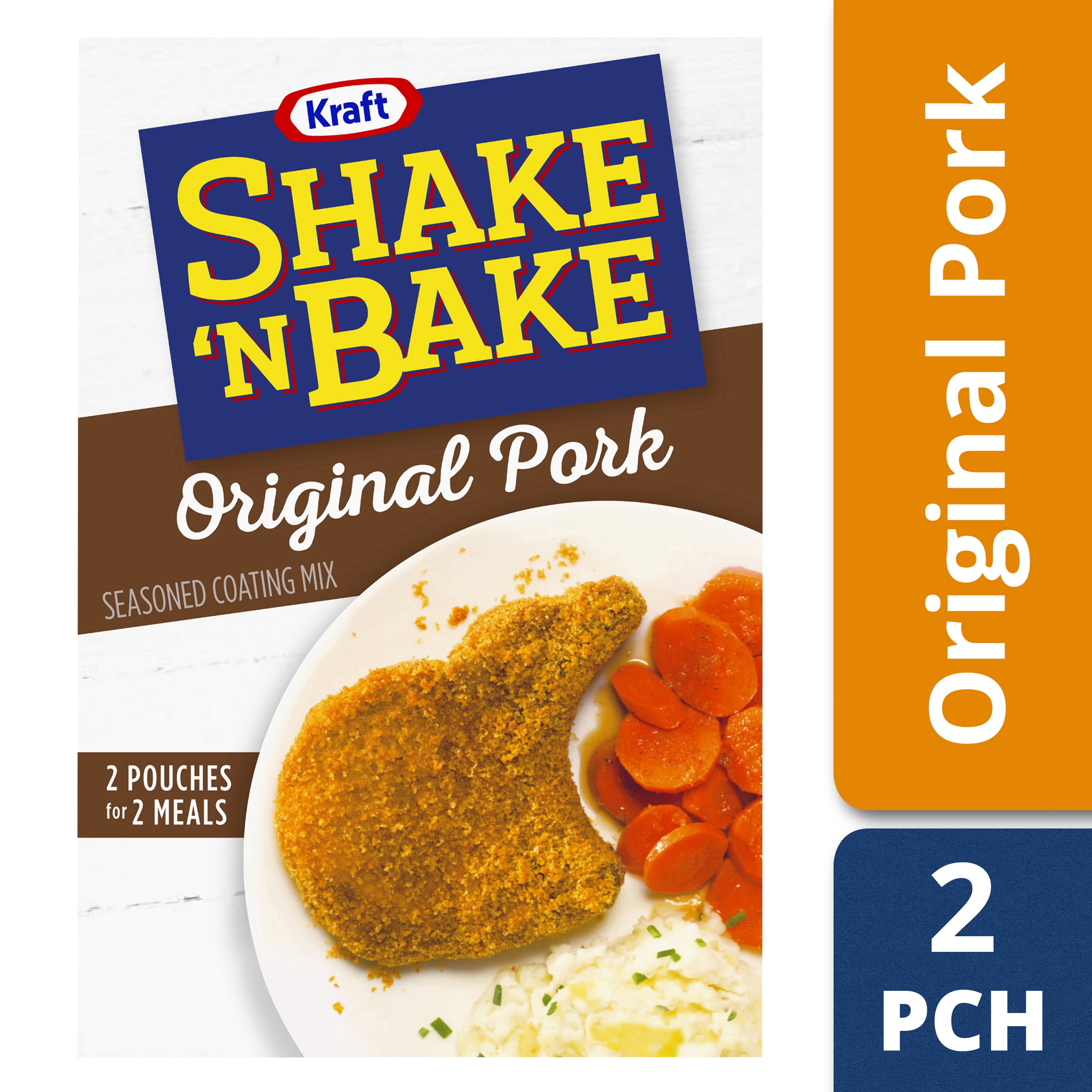 (3 Pack) Kraft Shake 'n Bake Original Pork Seasoned Coating Mix, 5 oz