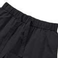 thumbnail image 6 of Wensltd Women Casual Shorts Solid Elastic Drawstring Waist Side Pockets Split Hem Lightweight Summer Everyday Shorts, 6 of 7