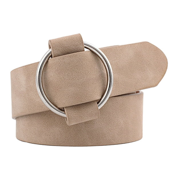 Cinturón de cuero fino para mujer, cinturón fino ajustable, cinturón retro para vestidos