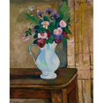thumbnail image 3 of Suzanne Valadon 15x18 Black Modern Framed Museum Art Print Titled - Bouquet of Roses, Blueberries and Ferns (1930), 3 of 5