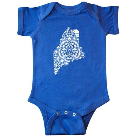 

Inktastic Maine Silhouette Mandala Gift Baby Boy or Baby Girl Bodysuit