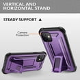 thumbnail image 4 of baomifa-iPhone 11 Étui avec Protecteur d'Écran et Support Antichoc de Qualité Militaire Armure Robuste Double Couche 360 Protection Complète Étui Pare-Chocs pour iPhone 11 6.1 Pouces (Violet), 4 of 4