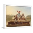 thumbnail image 1 of The Jolly Flatboatmen, 1846, Figurative Transportation Framed Art Print Wall Art by George Caleb Bingham Sold by Art.Com, 1 of 5