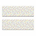 thumbnail image 2 of Abstract Bench Cushion Set of 2, Colorful Polka Dots Round Circular Vintage Fashion Girls Feminine Design, Standard Size Foam Pad and Decorative Cover, Multicolor, by Ambesonne, 2 of 4