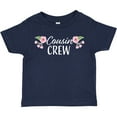 thumbnail image 3 of Inktastic Cousin Crew with Flowers Girls Toddler T-Shirt, 3 of 5