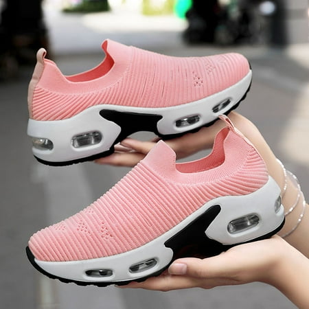 

Vedolay Summer Casual Shoes For Women 2023 Women Slip On Casual Shoes Non Slip Fashion Comfortable Flats Loafer Pink 9