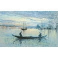thumbnail image 3 of Whistler, James McNeill 24x16 Black Modern Framed Museum Art Print Titled - The Guidecca Note In Flesh Color, 3 of 5