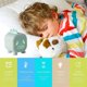 thumbnail image 2 of ZHAOCHENG Reloj despertador para niños, reloj despertador digital para dormitorio infantil, entrenador de sueño para niños, luz de noche para despertarse, 2 of 5