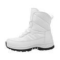 thumbnail image 2 of POROPL Womens Snow Boots Mid Calf Winter Fleece Shoes,Boots for Saving Size 8.5, 2 of 9