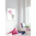 thumbnail image 2 of The Kids Room by Stupell Baby Elephant with Pink Heart Balloons Wall Plaque Art, 10 x 0.5 x 15, 2 of 6