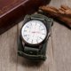 thumbnail image 2 of Reloj de retro para hombres Longitud de correa 29.5 cm Negocio informal San Valentín Movimiento de retro verde Sunnimix reloj de pulsera, 2 of 7