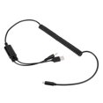 thumbnail image 2 of Cable adaptador de audio, 2 en 1 Accesorios de audio AUX Cable adaptador de audio Rendimiento inigualable, 2 of 7
