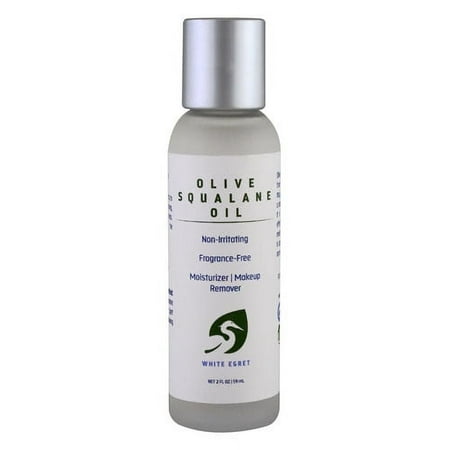 White Egret Personal Care Olive Squalane Oil, 2 Oz, 3 Pack