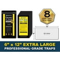 thumbnail image 3 of Extra Large Cricket Traps (8 Traps) | Non-Toxic Sticky Glue Board Pre-Baited Attractant Trap & Kill House Crickets, Insects, Spiders, Bugs, 3 of 5