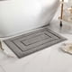 thumbnail image 4 of Solid Color Versatile Multi-color Bathroom Door Shower Drying Absorbent Foot Pad-fine Fiber Machine Washable Floor Mat, 4 of 4