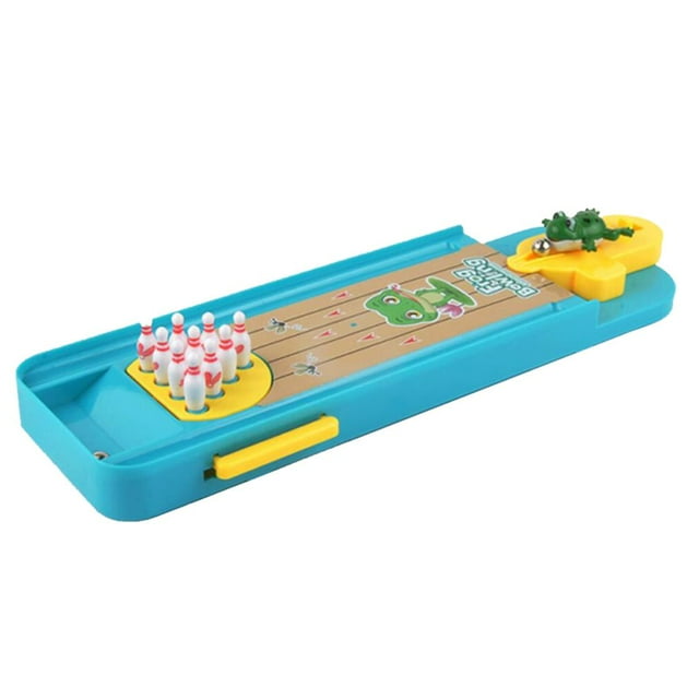 Mini Divertido Juego de de Escritori Interiores, Juegos de de Dibujos Animados, Juguetes de Lanzamiento Clásicos de Desarroll Zulema Mini Bowling Games