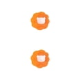 thumbnail image 4 of mmirethe Boule de Lavage Vêtements Boules de Machine à Laver Anti-Enroulement Peluches Orange 2Ensemble, 4 of 6
