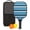 Black-2, variant on Pickleball Paddles Set Of 1, Fiberglass Surface, Colorful Lines Print, 1 Paddle, 2 Balls & Bag