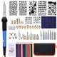 thumbnail image 1 of Set de Quemador de Madera OWSOO de 79PCS, Pluma de Pirograbado Profesional, Soldador de Hierro Ajustable de 200 450℃, para Principiantes, Adultos, Quemado, Tallado, Estampado, Soldado, 1 of 8