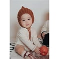 thumbnail image 3 of DOVACKA Handmade Wool Knit Elf Baby Hat, Unisex Newborn Beanie Bonnet, Warm Skin-Friendly Photography Prop Gift for Boys Girls, 3 of 5