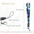 thumbnail image 2 of Starry Sky Neck Lanyards Colorful Detachable Galaxy Lanyard Badge Neck Straps, Color L, 1*24inch, 2 of 6