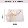 thumbnail image 2 of El nuevo bolso de hombro de cuero artificial con cadena de diamantes de moda es adecuado para bolso cruzado de mujer., 2 of 6