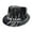 Black, variant on Bunenne Mardi Gras Hat Sequin Hat Men's and Women's Multi Color Sequins New Year's Jazz Hat Bucket Hat Party Hats Black One Size