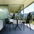 thumbnail image 2 of Luxury Commercial Living 3-Piece Black Folding Outdoor Patio Bistro Set 32.25", 2 of 7