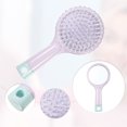 thumbnail image 3 of 1pc Women Comfortable Airbag Hair Comb for Straight Curly Thick Hair Purple ABS TPR, 3 of 6