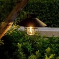 thumbnail image 5 of 1 Pack Hanging Solar Lights Light With Hook Edison Bulb Lights For Garden Outdoor Access Small Copper Disc (shepherd's Hook), 5 of 5
