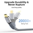 thumbnail image 3 of 8K Hdmi Cable 10ft High Speed HDMI Cable 8K@60HZ 4K@120HZ 48Gbps for HDTV,PS4,PS5,Monitor Laptop,Xbox,HDCP Support HDR,Ethernet,Dolby, 3 of 7