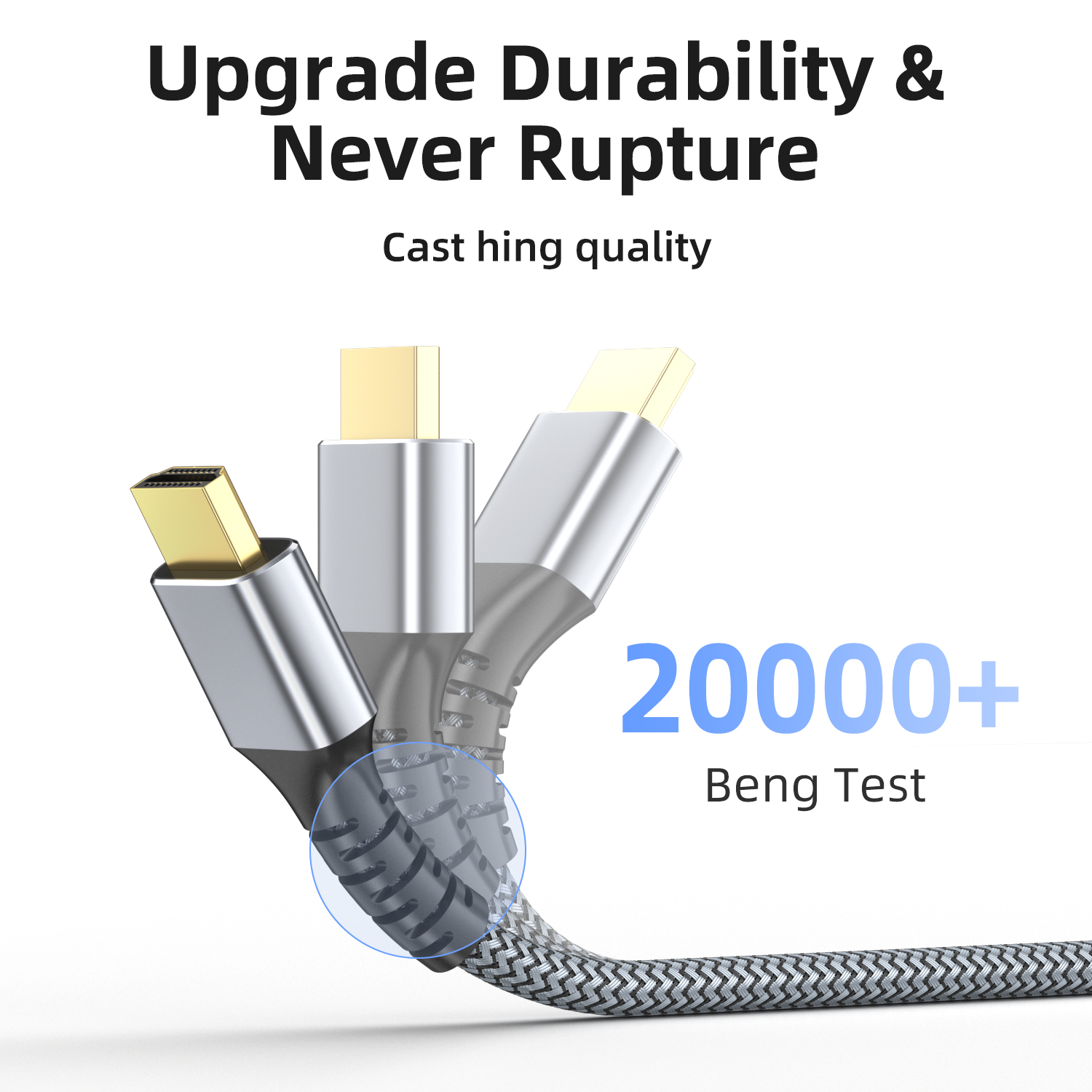 looyotul 4K HDMI Cable 25ft, High Speed with Gold Connectors photo 3