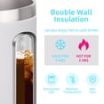 thumbnail image 4 of Neihepal 14oz Double Wall Vacuum Insulated Coffee Mug with Leakproof Lid & Handle, 4 Pack, Assorted, 4 of 7