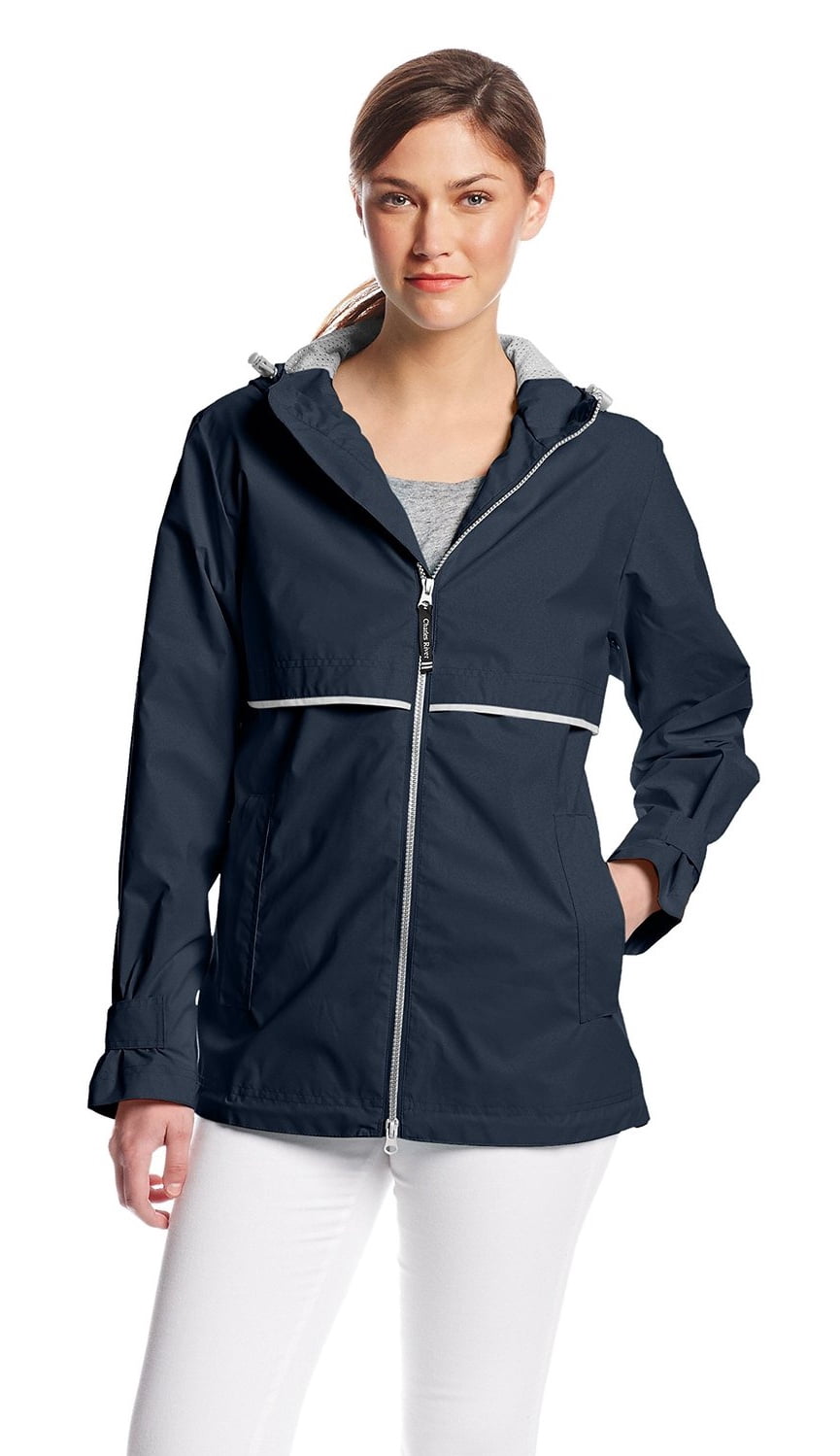 Englander Rain Jacket, Large Navy 