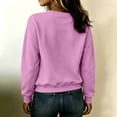 thumbnail image 6 of Horkkom Sweatshirts for Women V Neck Cropped Pullover Long Sleeve Sweatshirts Trendy Casual Comfy Tops XL, 6 of 6