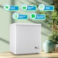 thumbnail image 4 of DEMULLER Deep Chest Freezer mini Freezers Top Open Door Rmovable Storage Baskets New White, 4 of 7