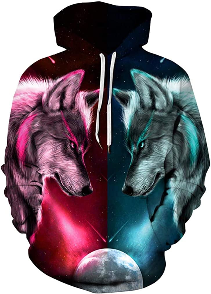 galaxy wolf sweater