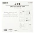 thumbnail image 3 of Colorbök Solid Multicolor Aloha Signature Paper Pad, 12"x12", 50 Sheets, 3 of 4