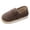 Brown, variant on Vedolay Mens Slippers Adults House Shoes Fashion Fuzzy Bedroom Slippers Brown,44