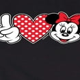 thumbnail image 3 of Mickey & Friends - Peace Love Minnie - Toddler And Youth Long Sleeve Graphic T-Shirt, 3 of 5