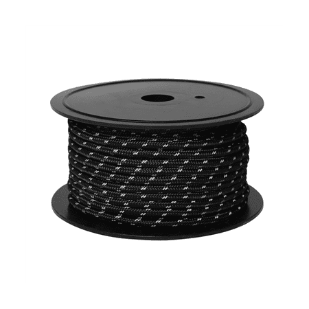 

Outdoor Ropes Roll Reflective Ropes Canopy Windproof Ropes Fixed Ropes Binding Ropes Bold Reinforcement Black
